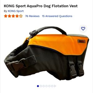 XS Kong Sport AquaPro Dog Floatation Vest